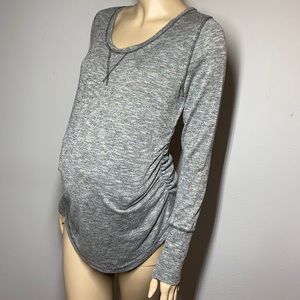 ✨HOST PICK✨ Long Sleeved Maternity Tee Ruched